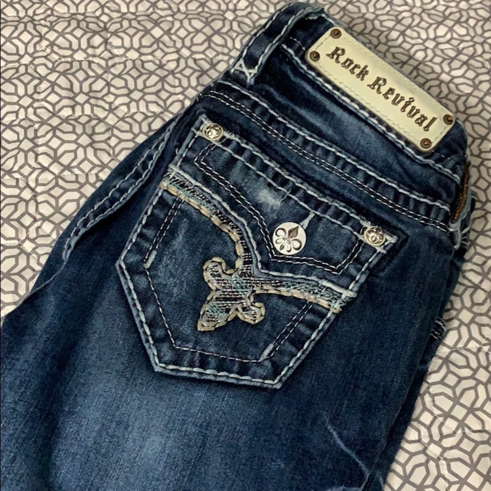 Size 27, Rock Revival Betty straight leg jeans